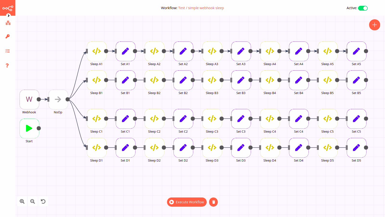 n8n workflow automation companies self-hosted editor screenshot