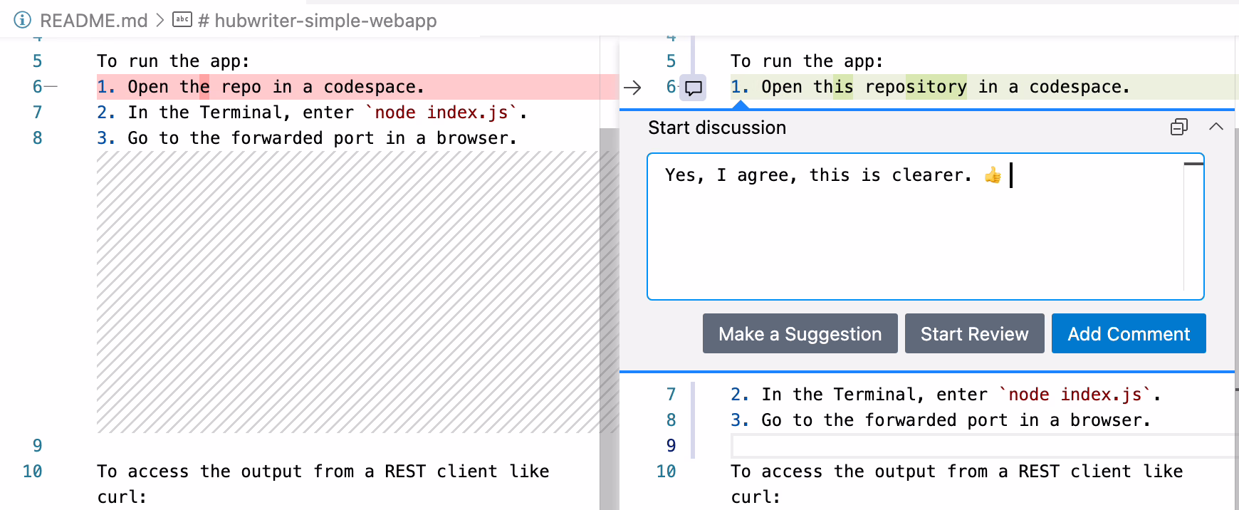 Code review in a Git repository for white label WordPress development handoff
